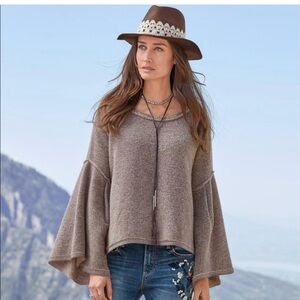 SUNDANCE: Melaga Bell Sleeve Sweater
